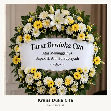 Krans Bunga Duka Ungasan